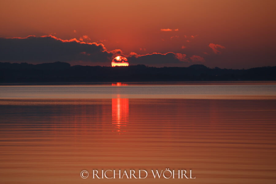 Sonnenuntergang am Chiemsee