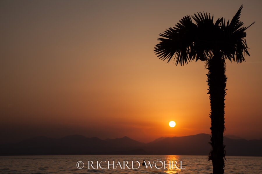 Sonnenuntergang am Gardasee