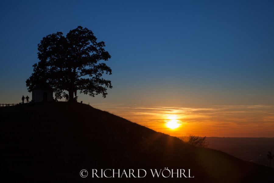 Sonnenuntergang auf dem Samerberg